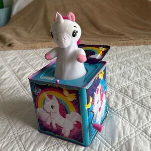Schylling POP & Glow Unicorn Jack in the Box